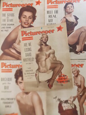 PICTUREGOER NATIONAL FILM WEEKLY 3rd 10th 17th 24 &30th  SOPHIS LOREN DIANA DORS