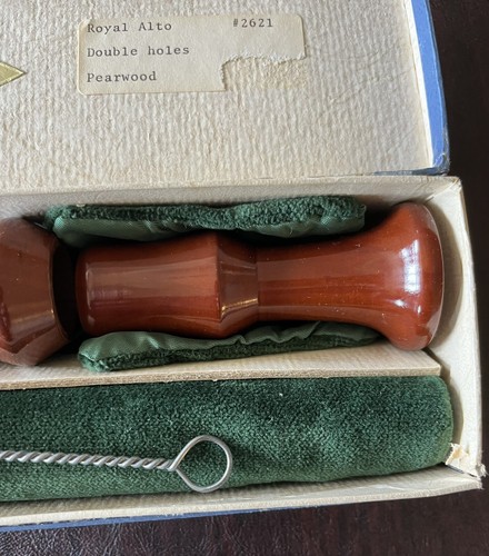 🔥🔥Original Alexander Heinrich Blockflöte Recorder Flute Double Holes Pearwood - Picture 7 of 12
