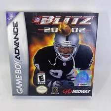 NFL Blitz 2002 for the Nintendo Game Boy Advance- Complete Damaged Box