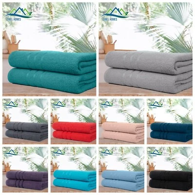 4x Large Jumbo Bath Sheets 100% Egyptian Combed Cotton Big Towels Big Bargain