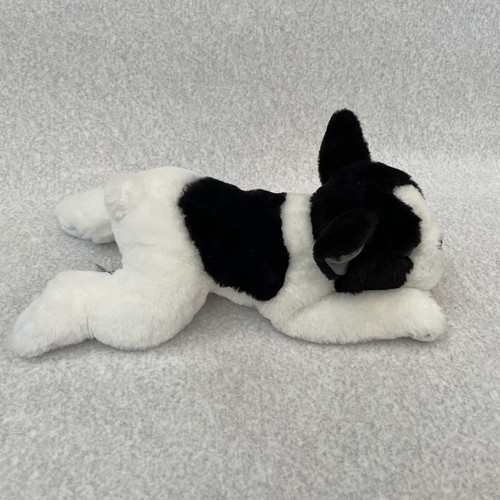 Peluche FAO Schwarz Jack Russell cachorro perro 2020 blanco y negro 14" - Imagen 3 de 6
