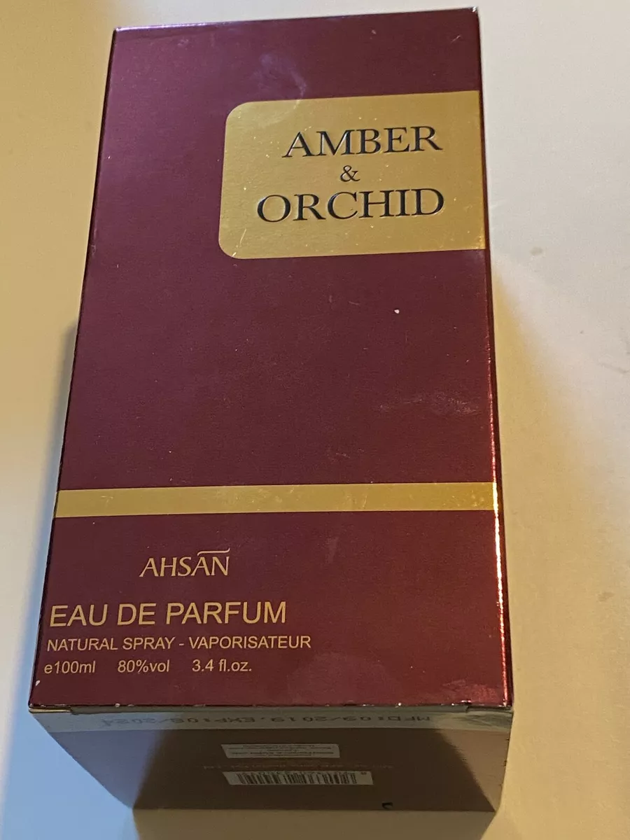 Smell Nice Friend 100ml Amber Orchid Spray Perfume Ahsan Eau De Gents Fragrant