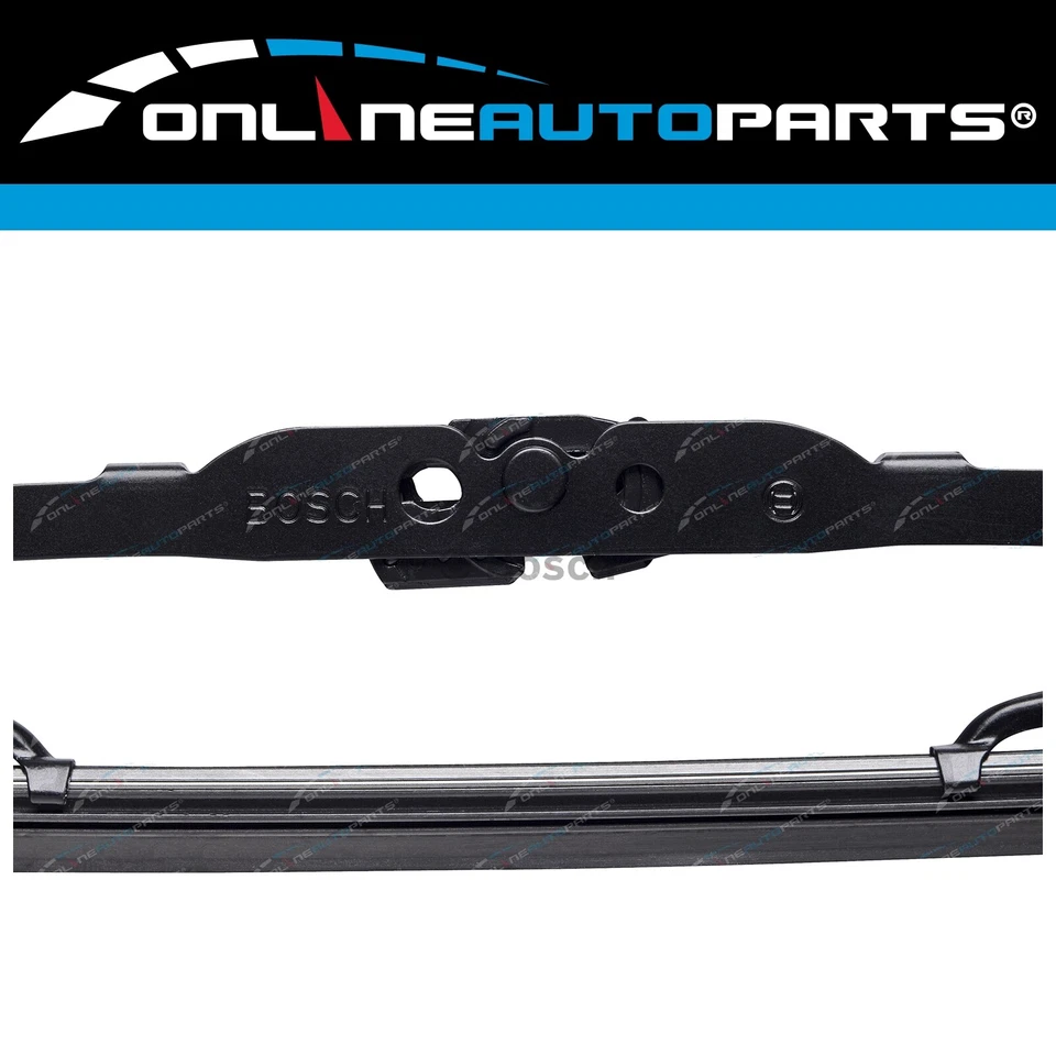 Front Pair Bosch Eco Wiper Blades Set for Mazda 929 HD V6 3.0L JE-ZE 1991~1996 - Image 3 of 4