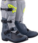 ALPINESTARS TECH 3 ADULT MOTOCROSS BOOTS MX BOOT 2024 GREY/FLUO ADULT  SIZES