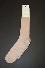 Rylee + Cru Solid Ribbed Knee Socks Size 6-9 YR Pale pink New