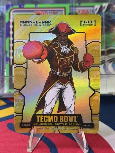 2026 Bo Jackson Battle Arena Mann-O-War Charles Mann Debut Gold Battle Foil