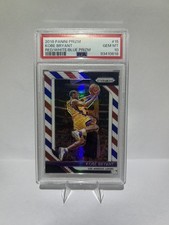 Panini Prizm 2018 Kobe Bryant #15 Red/White/Blue Prizm PSA 10 Lakers