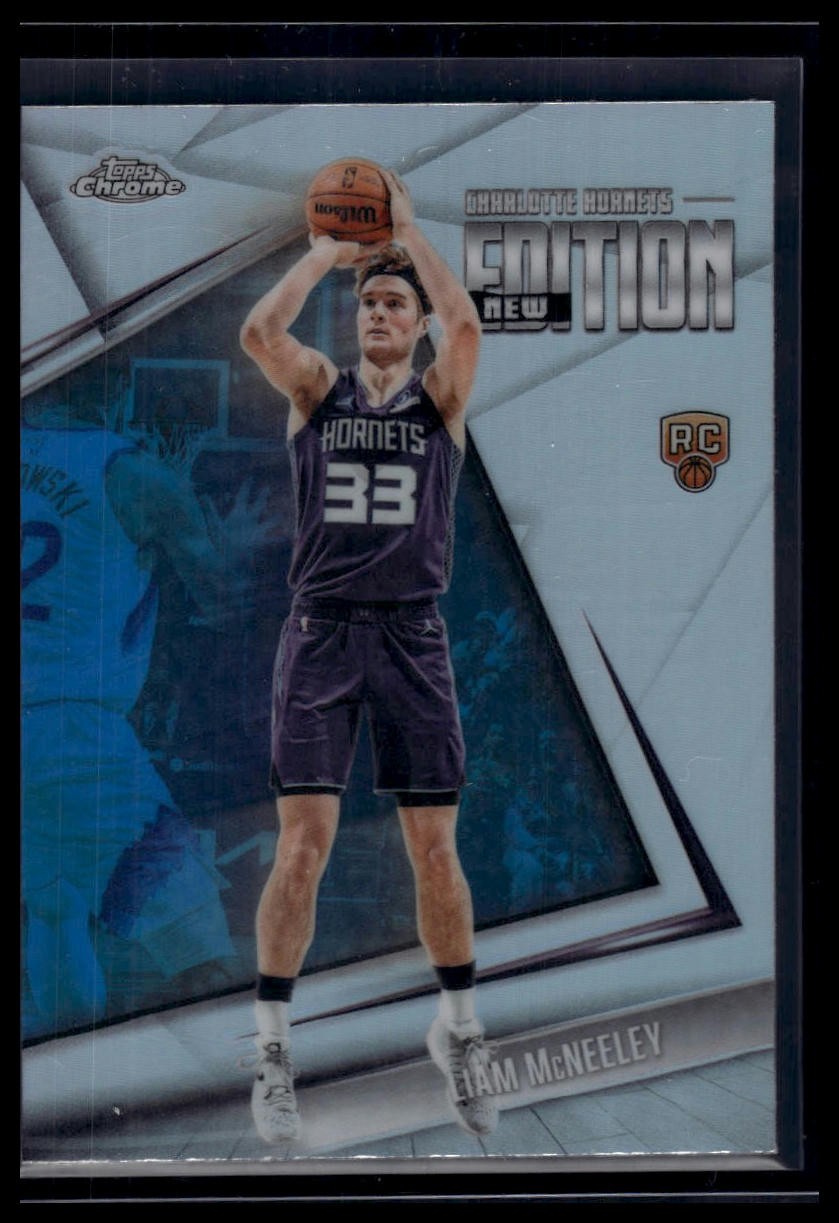 2025-26 Topps Chrome Update #GR-18 Liam McNeeley New Editions Refractor