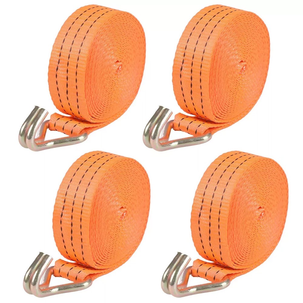 Teis Rachet 4X Heavy Duty Ratchet Ties Down Straps 40mm-6-Meter Lashing Cargo ...