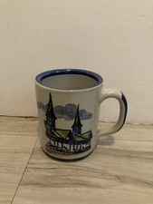 Louisville Pottery Kentucky Churchill Downs Derby Mug 4”