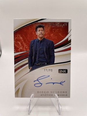 2020 Panini Immaculate Diego Simeone Auto Coach Autograph /99 Atletico Madrid