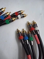 6ft Monoprice Component Video Cable – 5 RCA Male-to-Male, Excellent Condition LN