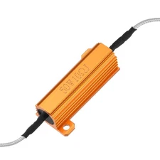 Aluminum Case Resistor 50W 10 Ohm Extension Wires Wirewound 50W10RJ