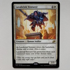Lavabrink Venturer - Ikoria: Lair of Behemoths - NM - MTG White Human Soldier