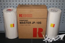 2 Genuine Ricoh JP-10S 893023 Master Rolls For DX3340 DX3343 JP1030 Duplicators