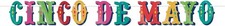 Cinco de Mayo Fiesta Mexican Theme Party Hanging Decoration Letter Banner