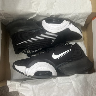 (W 9.5) Nike Air Zoom SuperRep 2 Women's Sneakers Black White Mesh