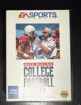 Bill Walsh College Football - GEN Sega Genesis - EA Sports - Good Condition