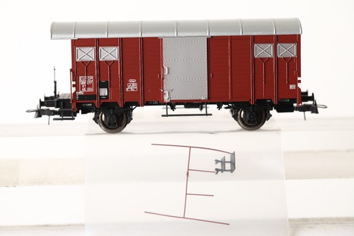 Roco H0 Gedeckter Güterwagen SBB CFF K3 46224  Reling + Treppe lose (354363) | Condition: Gebraucht