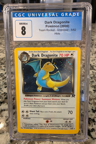 Dark Dragonite (Unlimited) graded CGC 8 for sale on eBay