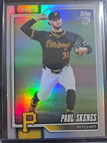 2026 Topps Series 1 #100 Paul Skenes Rainbow Foil - Pittsburgh Pirates
