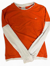 Nike Kids XL Orange/White Long Sleeve Crew Ne...