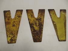 Vintage Metal 7.5 Tall Marquee Letter V buying one 