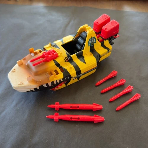1989 HASBRO GI JOE TIGER FISH TIGER FORCE VEHICLE 100% COMPLETE SUPER CLEAN MT-