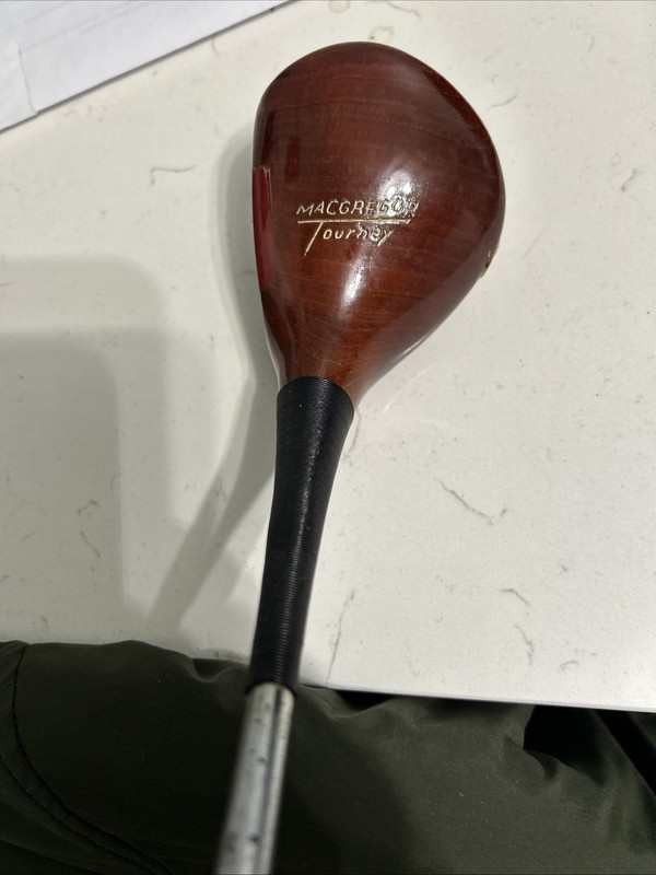 Early 1960’s McGregor Tourney Vintage Persimmon 2 Wood; Fair Cond: (PT25 model)