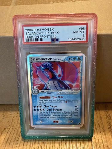 Pokemon Salamence ex Delta SpeciesDragon Frontiers 98/101 Rare Holo PSA 8 #98
