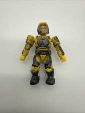 Halo Mega Bloks Mini Figure Human Yellow Spar...