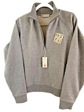 Tory Sport Logo Sweatshirt Designer Athleisure Pullover Cozy XL