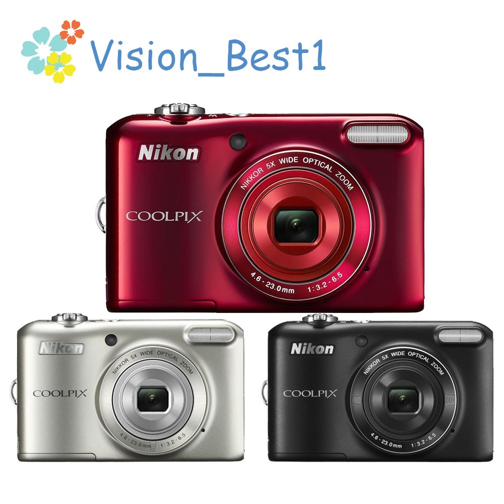 Nikon COOLPIX L28 Digital Camera 20.1MP 5x Optical Zoom Image