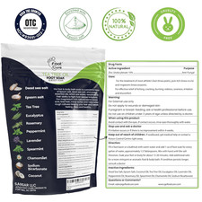 Tea Tree Oil Foot Soak with Epsom Salt - For Toenail Repair, Athletes Foot, S...