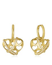 Earrings VICEROY Woman 13260E100-30 Silver 1ª Sterling Bath Gold Ring Charm 2,4