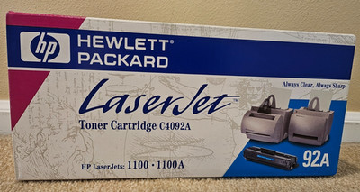 Hewlett Packard HP LaserJet Toner Cartridge C4092A For 1100 1100A - New & Sealed
