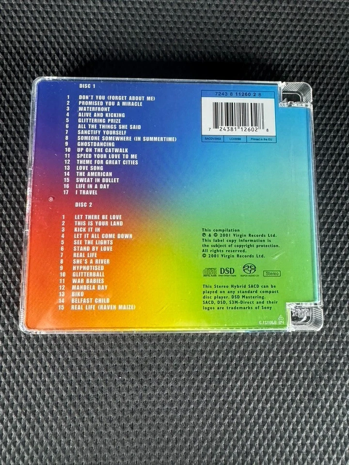 Simple Minds/ The Best Of Virgin SACDV-2953 Doppel-Hybrid-SACD (Sehr rar!)ar - Bild 3 von 3