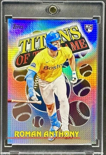 Roman Anthony RARE ROOKIE RC REFRACTOR TOPPS  INVESTMENT CARD RED SOX MINT