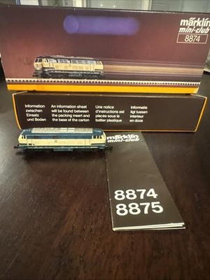 Z Marklin 8874 Z GAUGE DB BR Class 216 Diesel Electric Locomotive