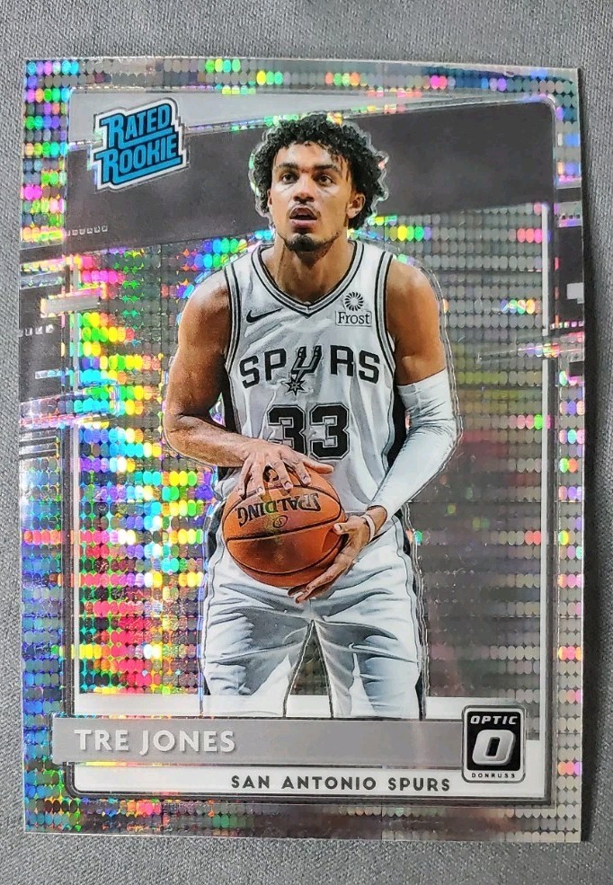 2020-21 Panini Donruss Optic - Rated Rookie Tre Jones #188 Pulsar Prizm (RC)