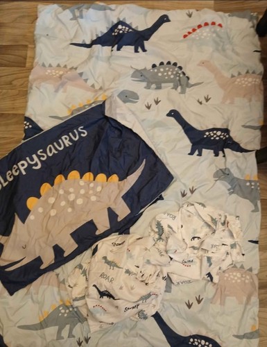 Bedtime Sleepsaurus Crib/Toddler Set.