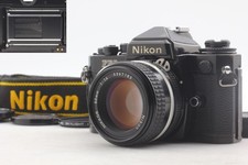 Honeycomb Near MINT Nikon FE2 Black 35mm Film Camera Ai-s 50mm f1.4 Lens JAPAN