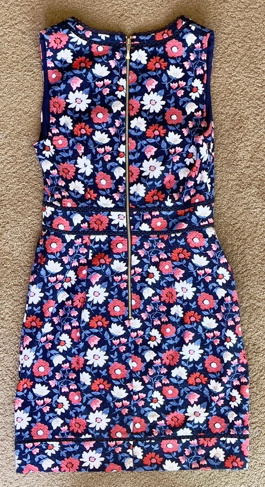 Abito donna Kate Spade New York nuovo cerniera dorata taglia 2 small