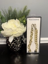 Mixed Link Gold Phone Crossbody