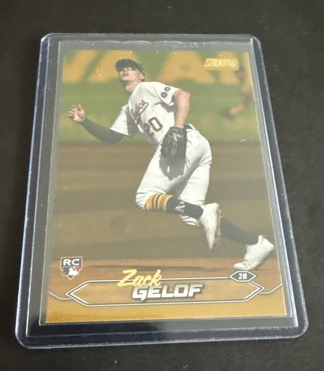 2024 Stadium Club Gold Foil Zack Gelof RC #281 Oakland Athletics Rookie