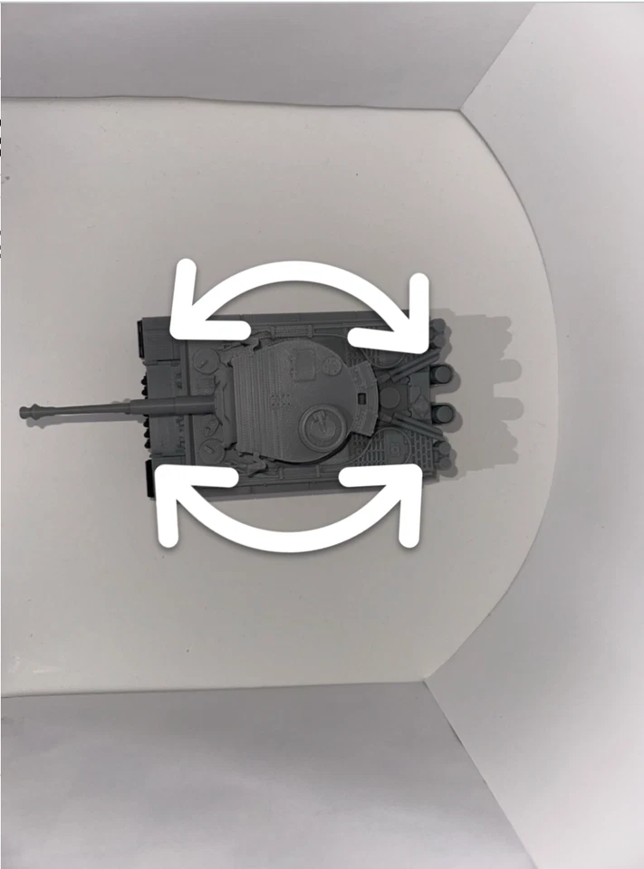 Modello di carro armato PESANTE tedesco WW2 TIGER 1 | 1:48 - stampato 3D in PLA - Immagine 4 di 4