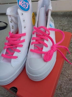 Checks Converse Chuck 70 High Weiss Größe 41 Klettlogos