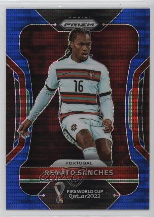 2022 Panini Prizm World Cup Qatar Breakaway Blue /49 Renato Sanches #182 0v5q