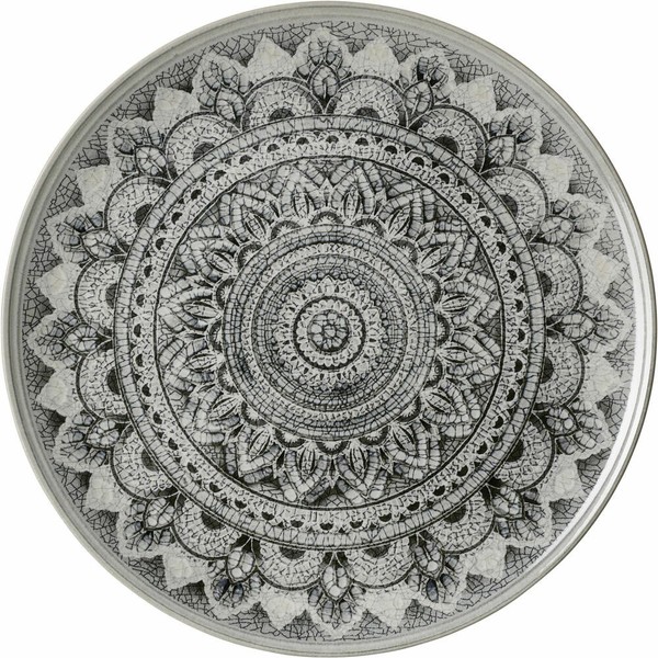 Ritzenhoff & Breker Platzteller Rimini Mandala Stone, Steinzeug, Grau, 32 Cm-image