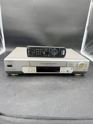 RARE Sony SLV-ED22KR VHS International Playback W/ Remote Control